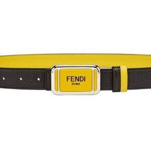 Authentic BNWT FENDI reversable mens belt w dust bag SZ 100 US 36, 38